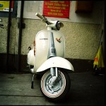 Old Vespa with new Look