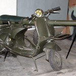 Old Vespa with Bazooka