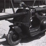 Old Vespa with Bazooka